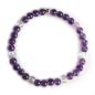 Preview: Amethyst Bergkristall Jade Armband