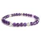 Preview: Amethyst Bergkristall Jade Armband
