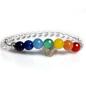 Preview: Bergkristall Armband Chakren