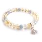 Preview: Citrin Aquamarin Bergkristall Armband