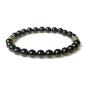 Preview: schwarzer Turmalin Buddha Armband