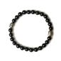 Preview: schwarzer Turmalin Buddha Armband