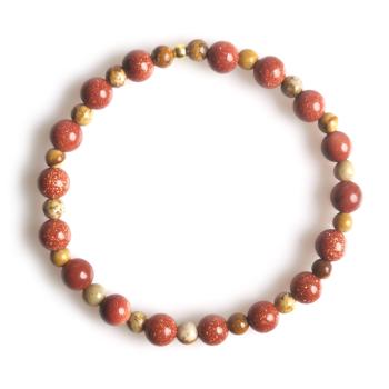 Goldfluss Jaspis Armband