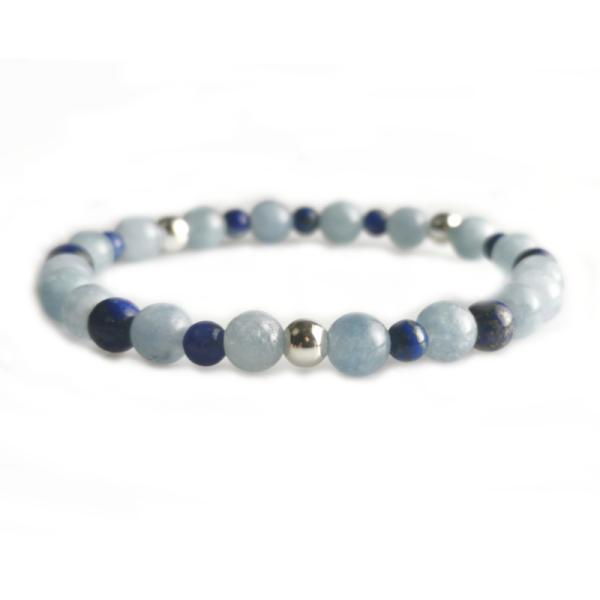Aquamarin Lapislazuli Armband