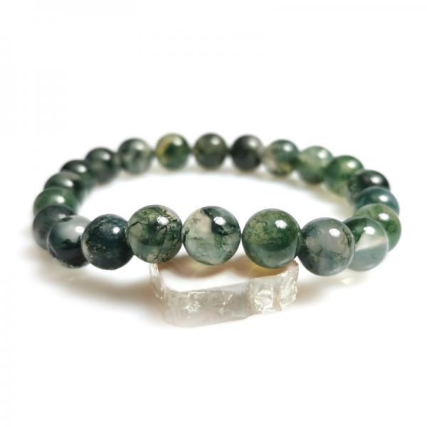 "BASIC CRYSTAL MOSS"-Moosachat-Armband by SPHINGS