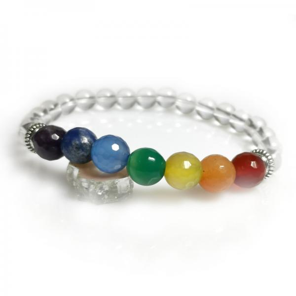Bergkristall Armband Chakren