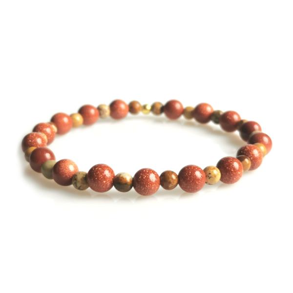 Goldfluss Jaspis Armband