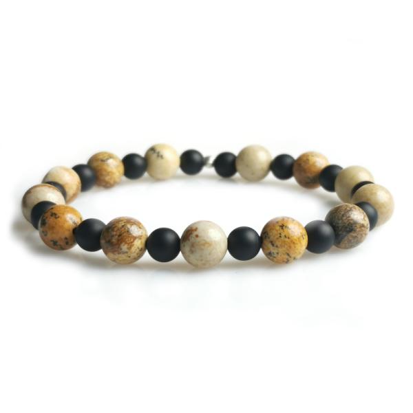 jaspis onyx armband