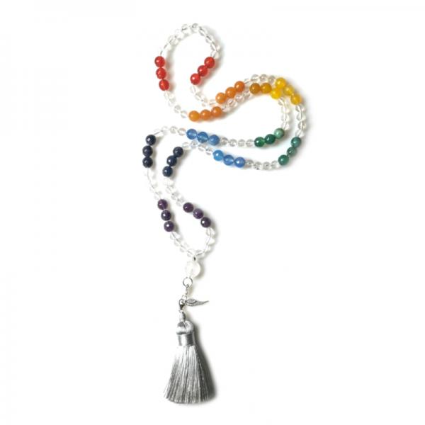 Bergkristall Mala Kette