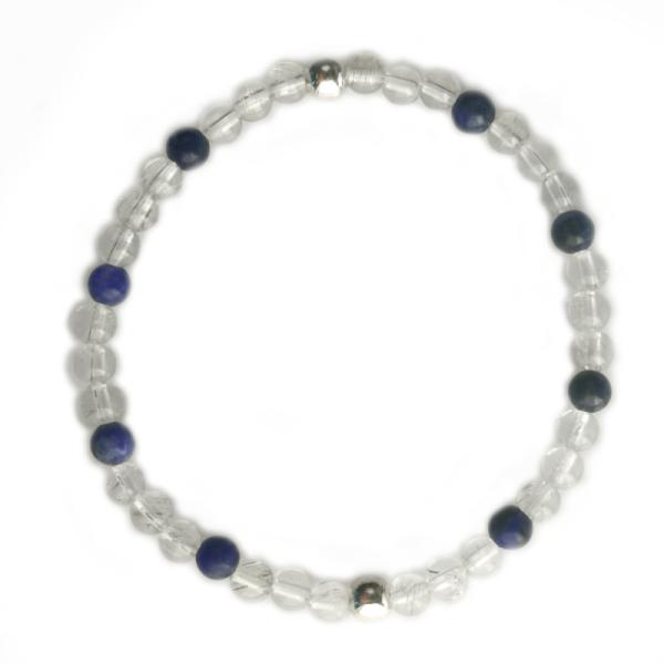 Bergkristall Sodalith Armband