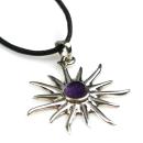 Amethyst Kette Sonne VIOLET CRYSTAL SUN
